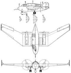 Handley Page Manx H.P. 75 | scale | Aviation CZ